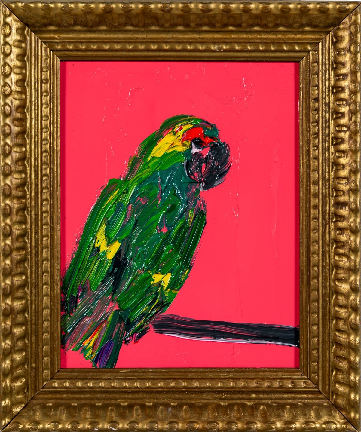 Hunt Slonem, "Amazon Pink", 2022