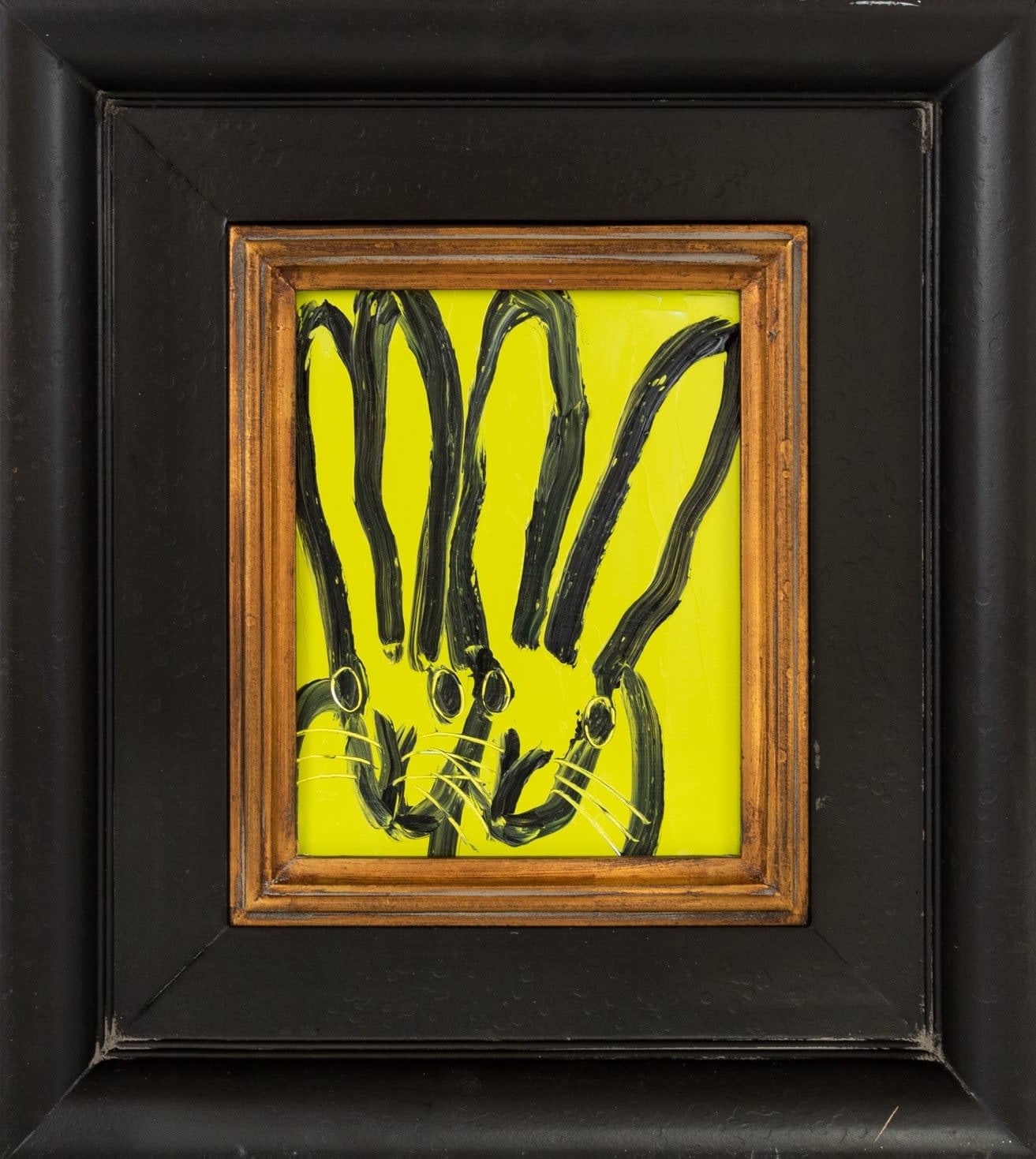 Hunt Slonem, "Two Chartreuse" , 2021