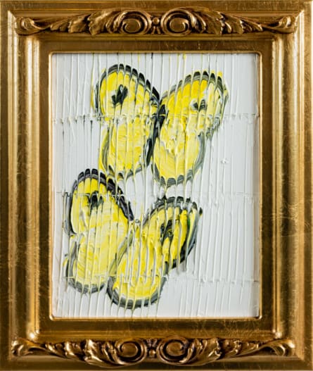 Hunt Slonem, "Sulphurs II", 2023