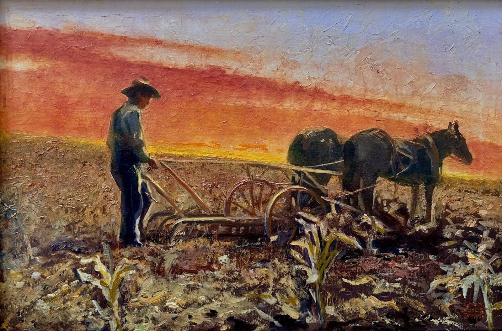 Gary Ernest Smith, "Plowing", 2025