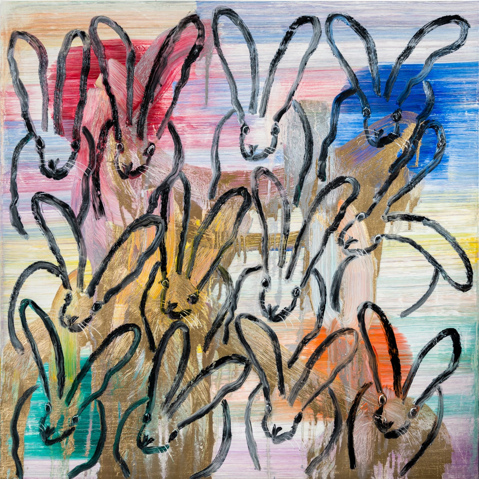 Hunt Slonem, "Chinensis Sonds" , 2022