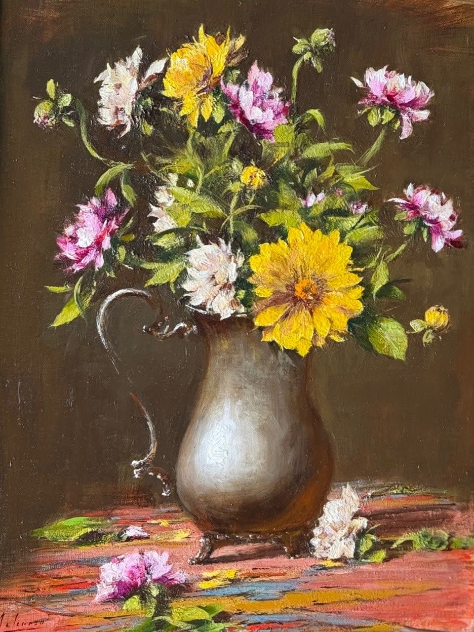 Robert Johnson, "Taos Dahlias", 2025