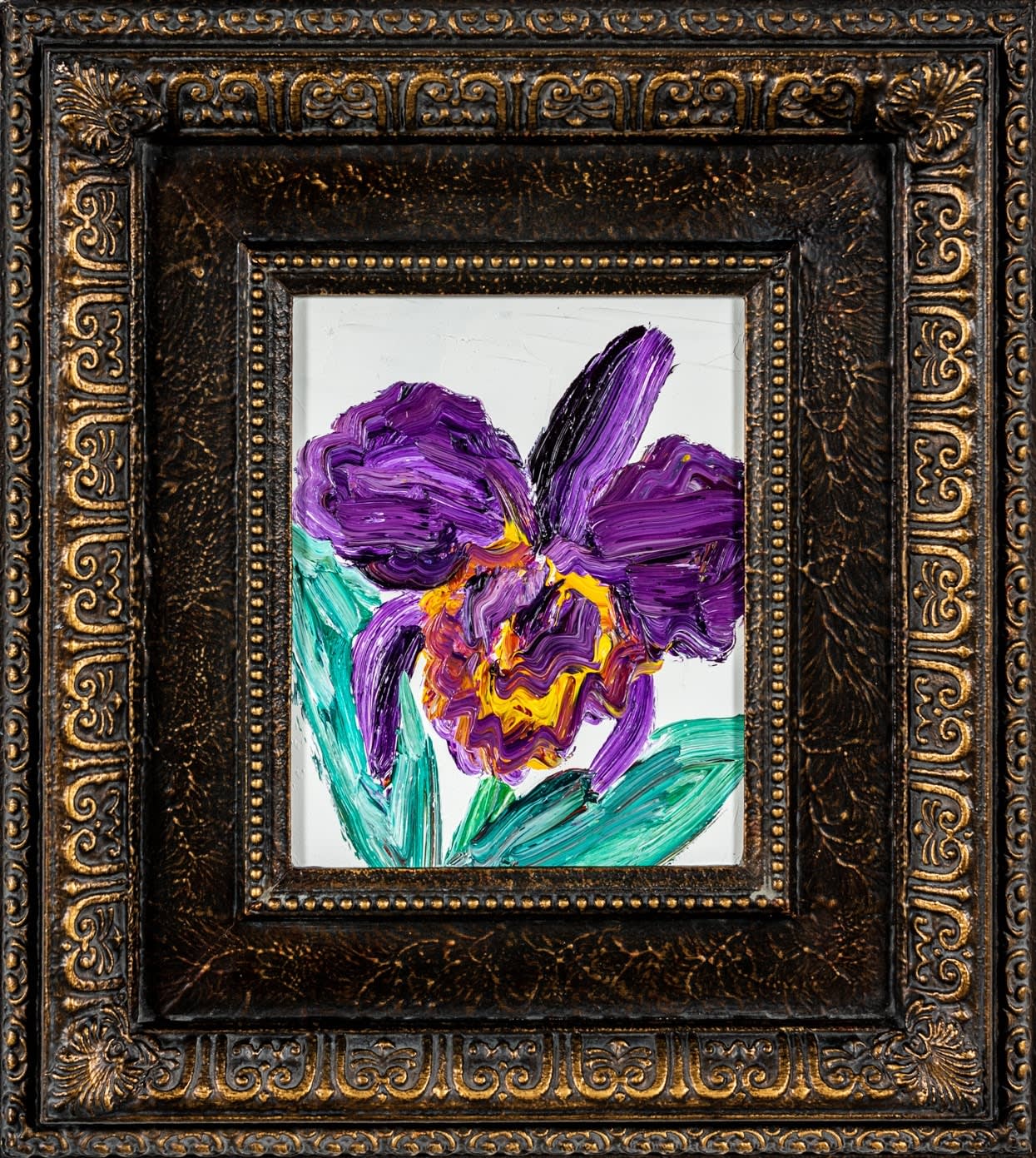Hunt Slonem, "Catelaya Full Bloom", 2022