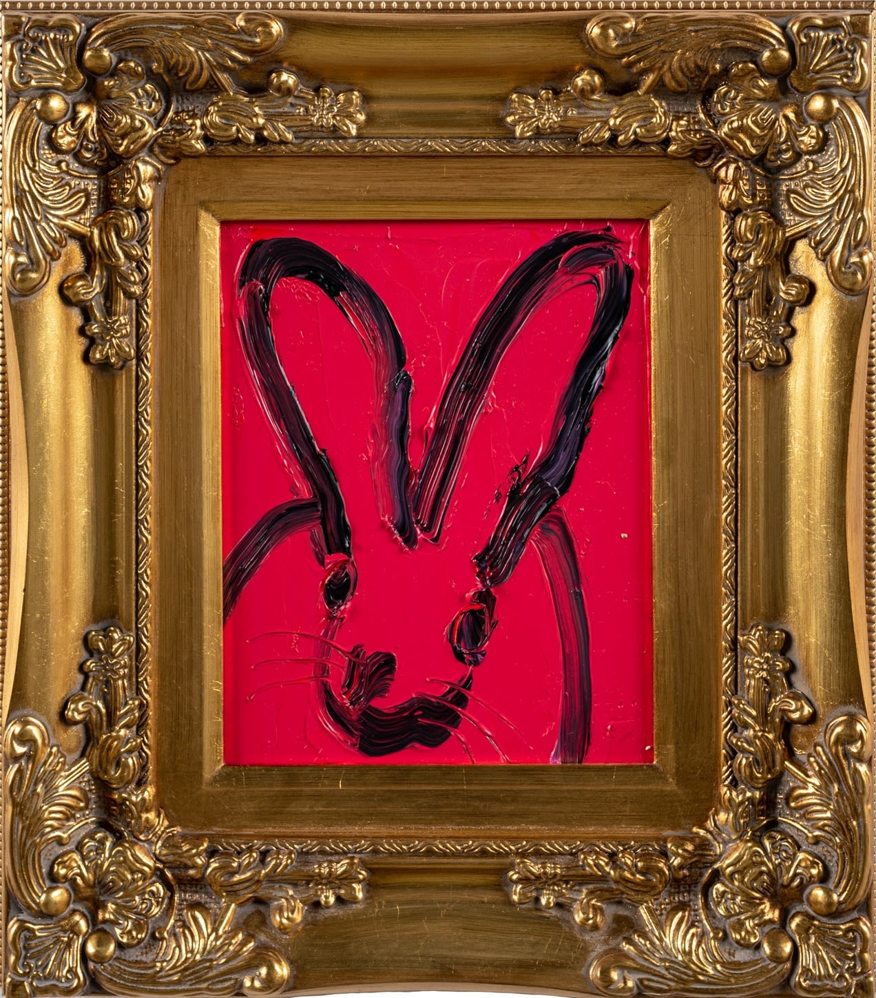 Hunt Slonem, "Red Clover", 2023