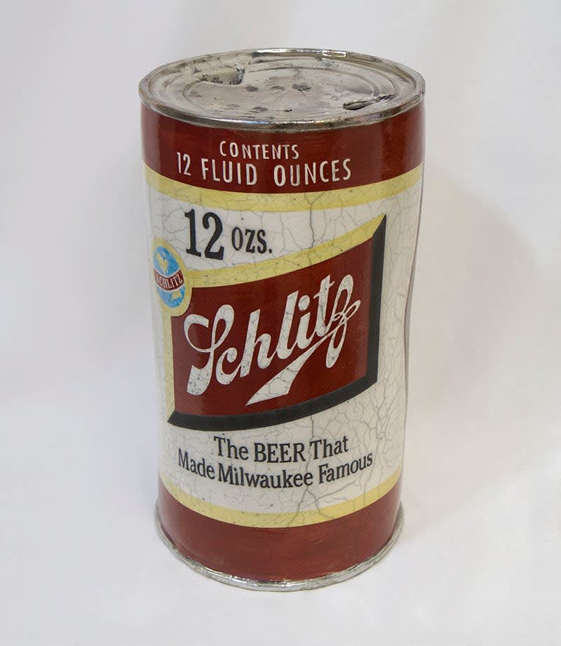 Karen Shapiro, "Schlitz Beer Can", 2025