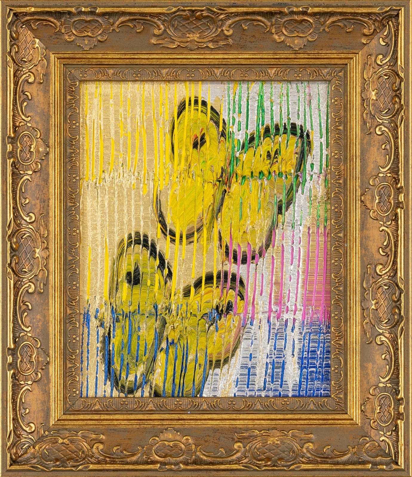 Hunt Slonem, "Sulphurs Mid Flight", 2024