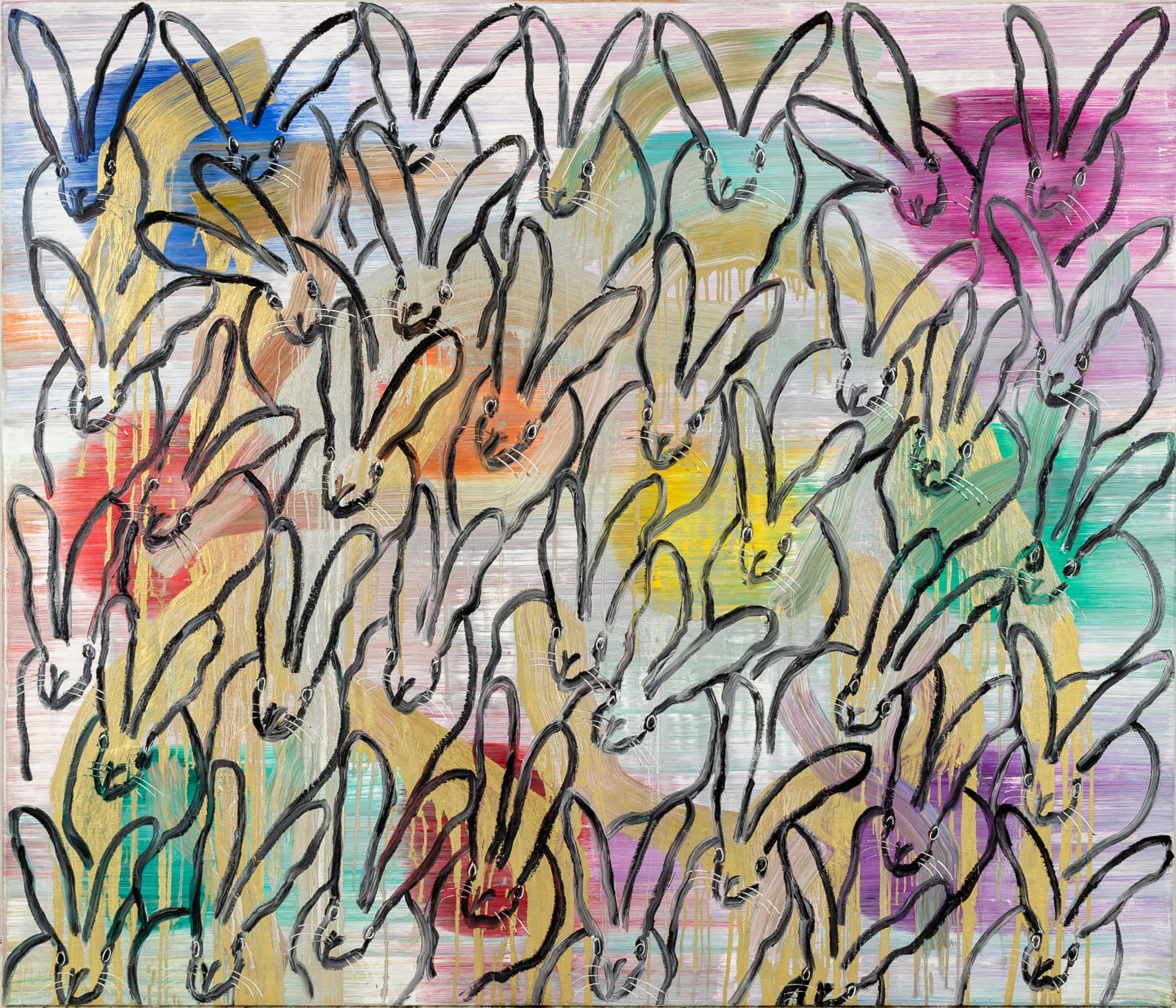 Hunt Slonem, "Chinensis August Moon", 2020