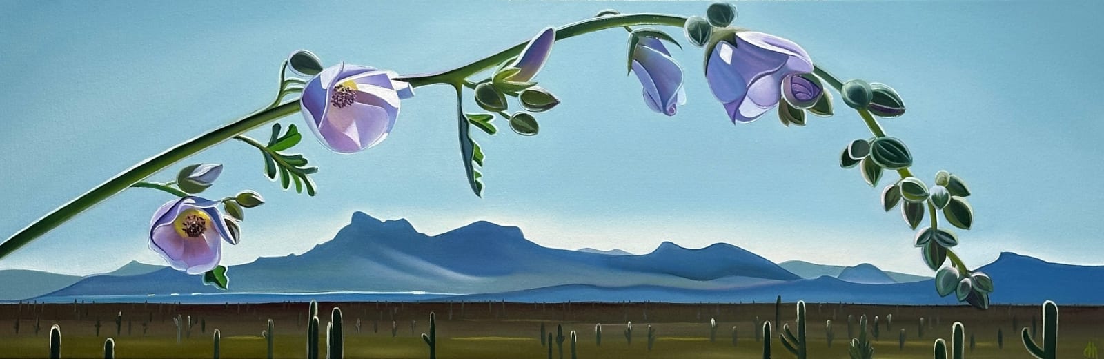 Dyana Hesson, "The Long Way Home, Globemallow and Picacho Peak, AZ", 2025