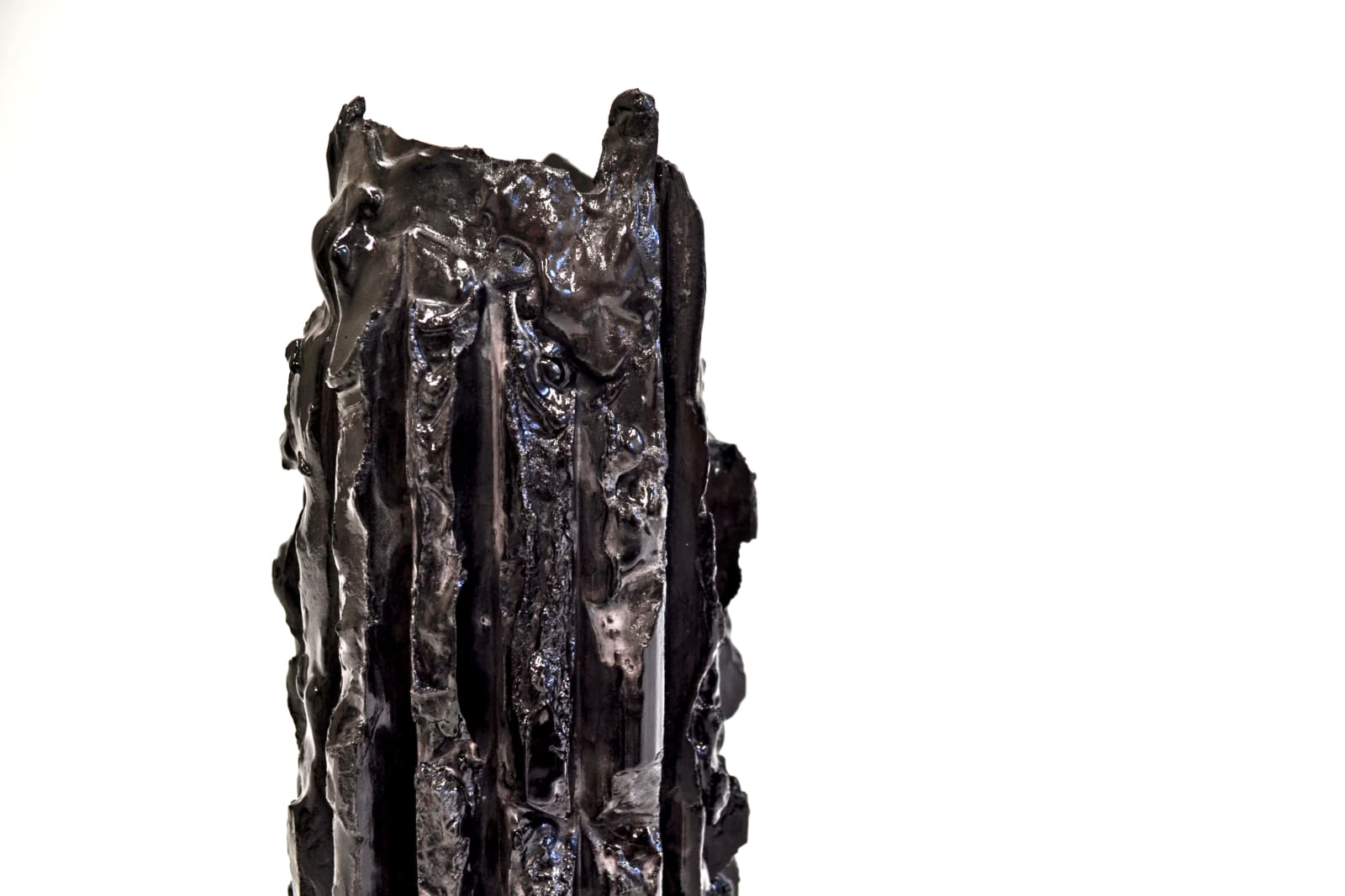 Lenny Stöpp, Cornice Vessel - Thin, Pitch Black 16X