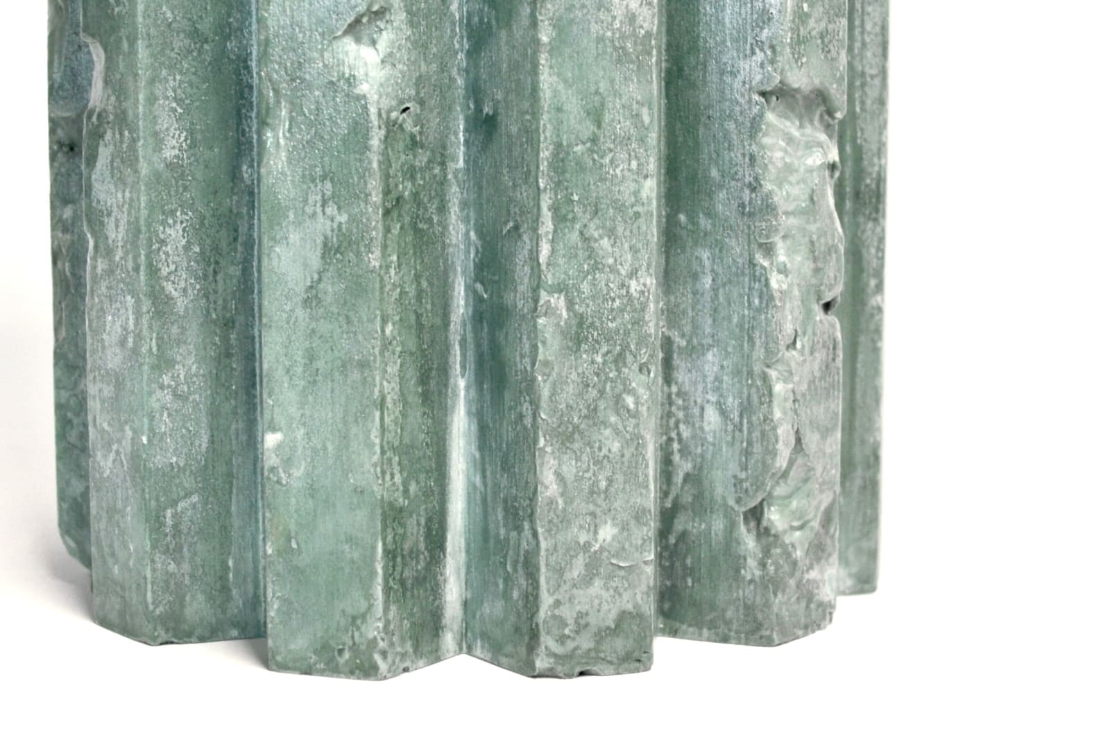 Lenny Stöpp, Cornice Vessel - Sturdy, Tall Gray Mint 12X