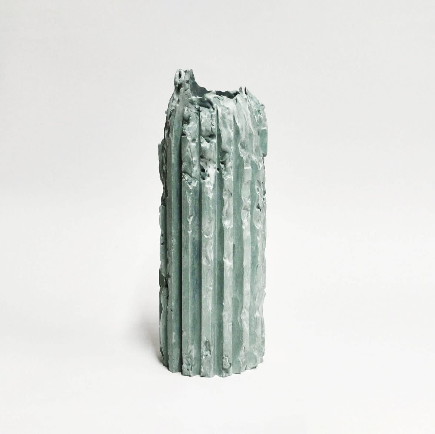 Lenny Stöpp, Cornice Vessel - Thin, Gray Mint 16X