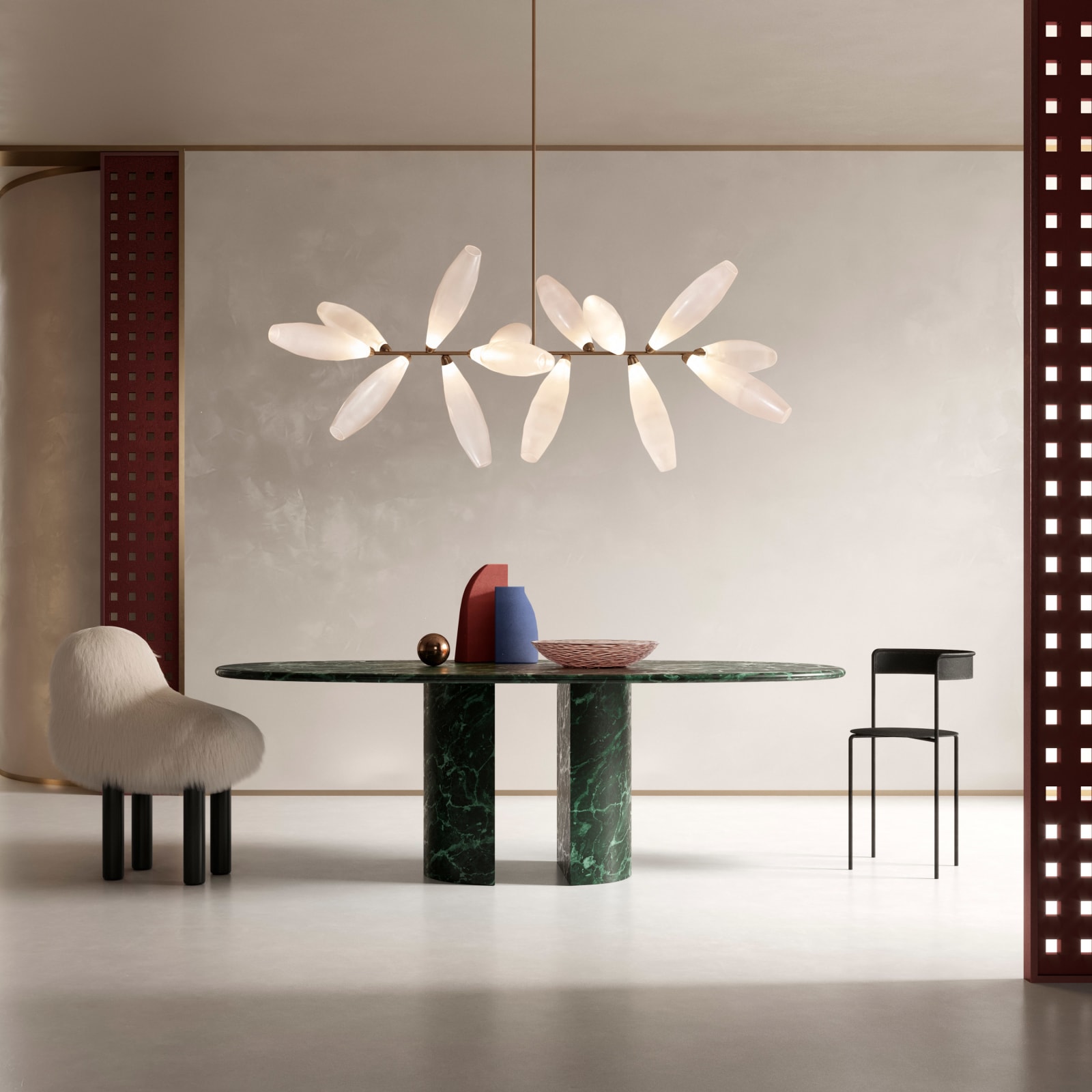 Giopato & Coombes, Gem Branch Chandelier 14