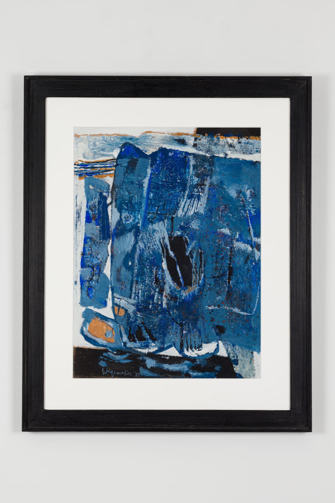 Jaap Wagemaker, Compositie in blauw, 1957