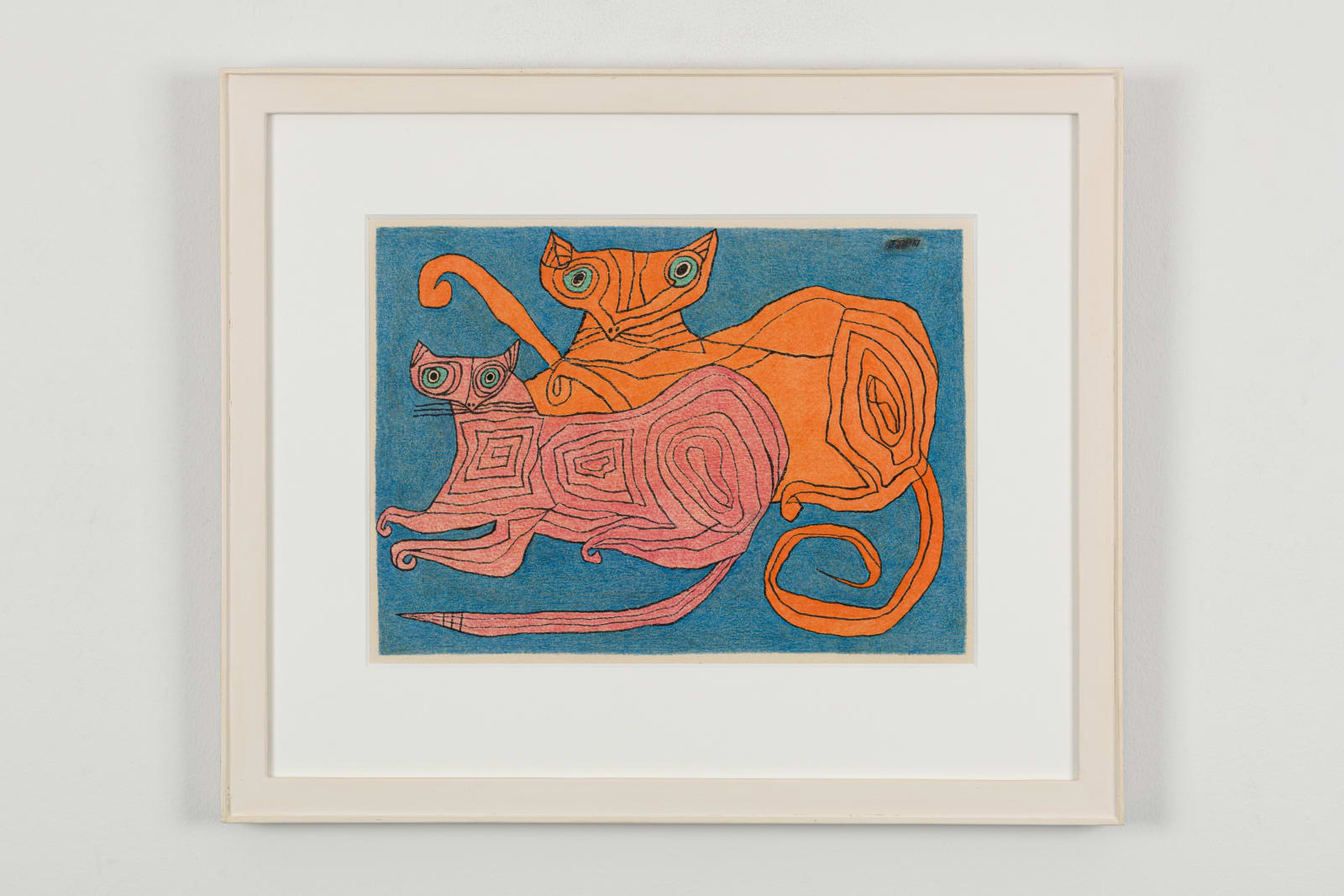 Jan Schoonhoven, Twee katten, 1951