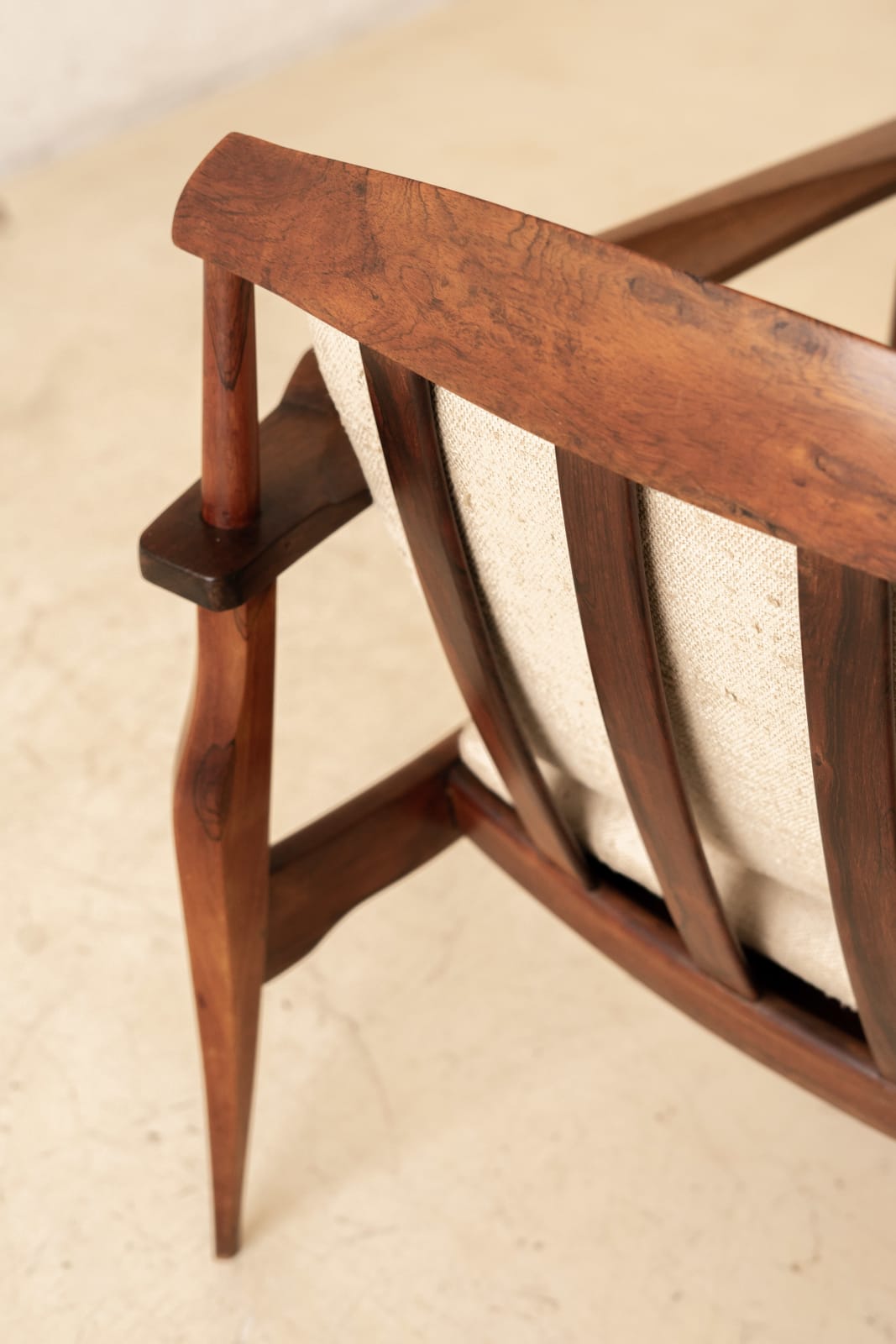 Joaquim Tenreiro, Rosewood Armchair (2 units), 1960s