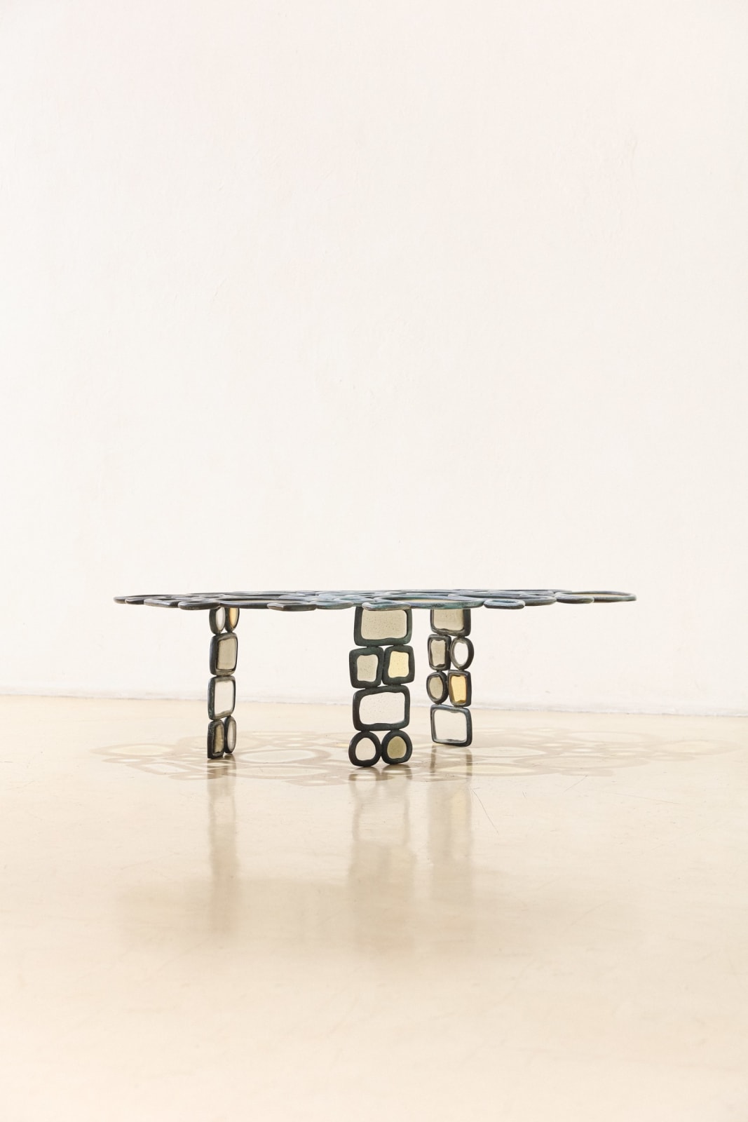 Lucas Recchia, Material Distortion Side/coffee table , 2023