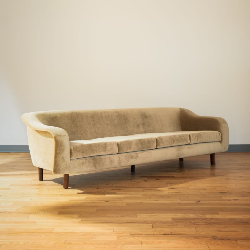 Joaquim Tenreiro, Curved Sofa, c. 1950