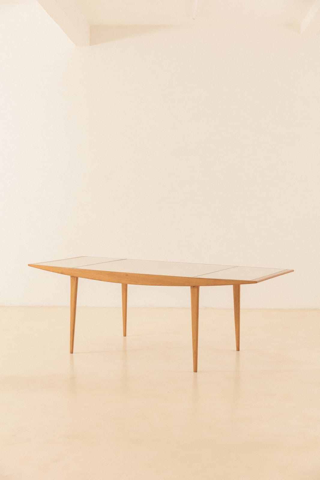 Carlo Hauner and Martin Eisler, Dining Table with Cane Top, 1950s