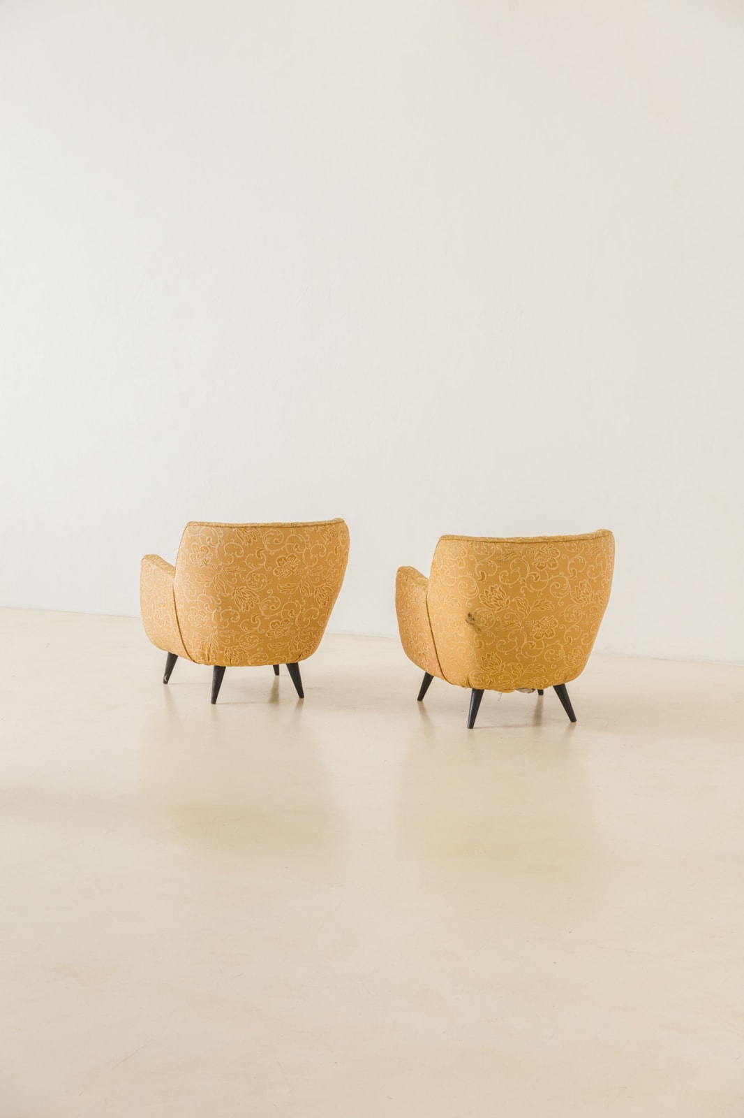 Geraldo de Barros, Round Armchair - Attribution (2 units - pair), 1950s