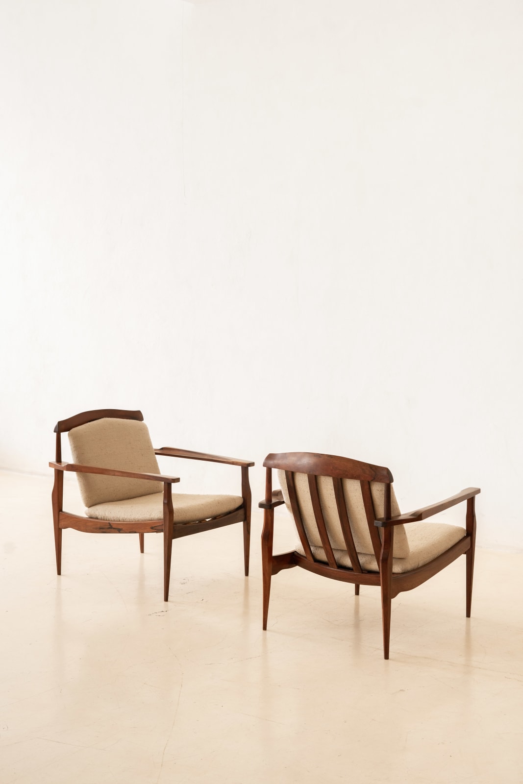 Joaquim Tenreiro, Rosewood Armchair (2 units), 1960s