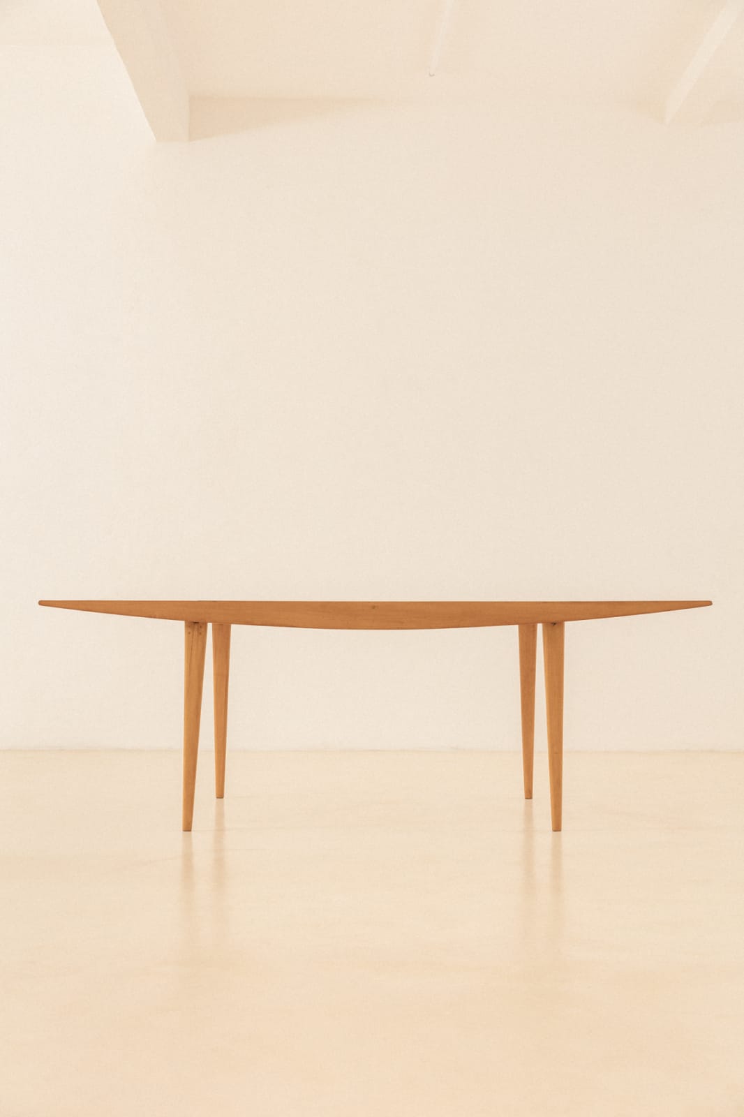 Carlo Hauner and Martin Eisler, Dining Table with Cane Top, 1950s