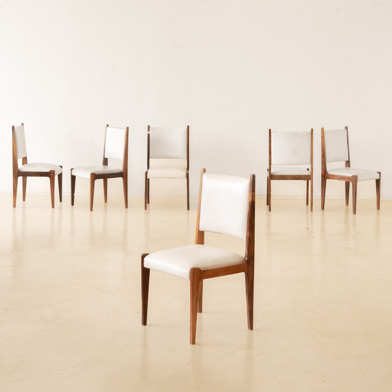 Sergio Rodrigues, Bloch Chairs (6 units), c. 1965
