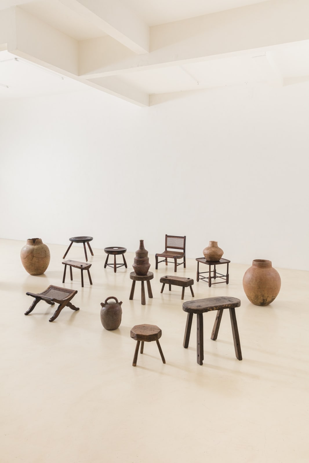 Sergio Rodrigues, Magrini Stool (2 units), 1950s