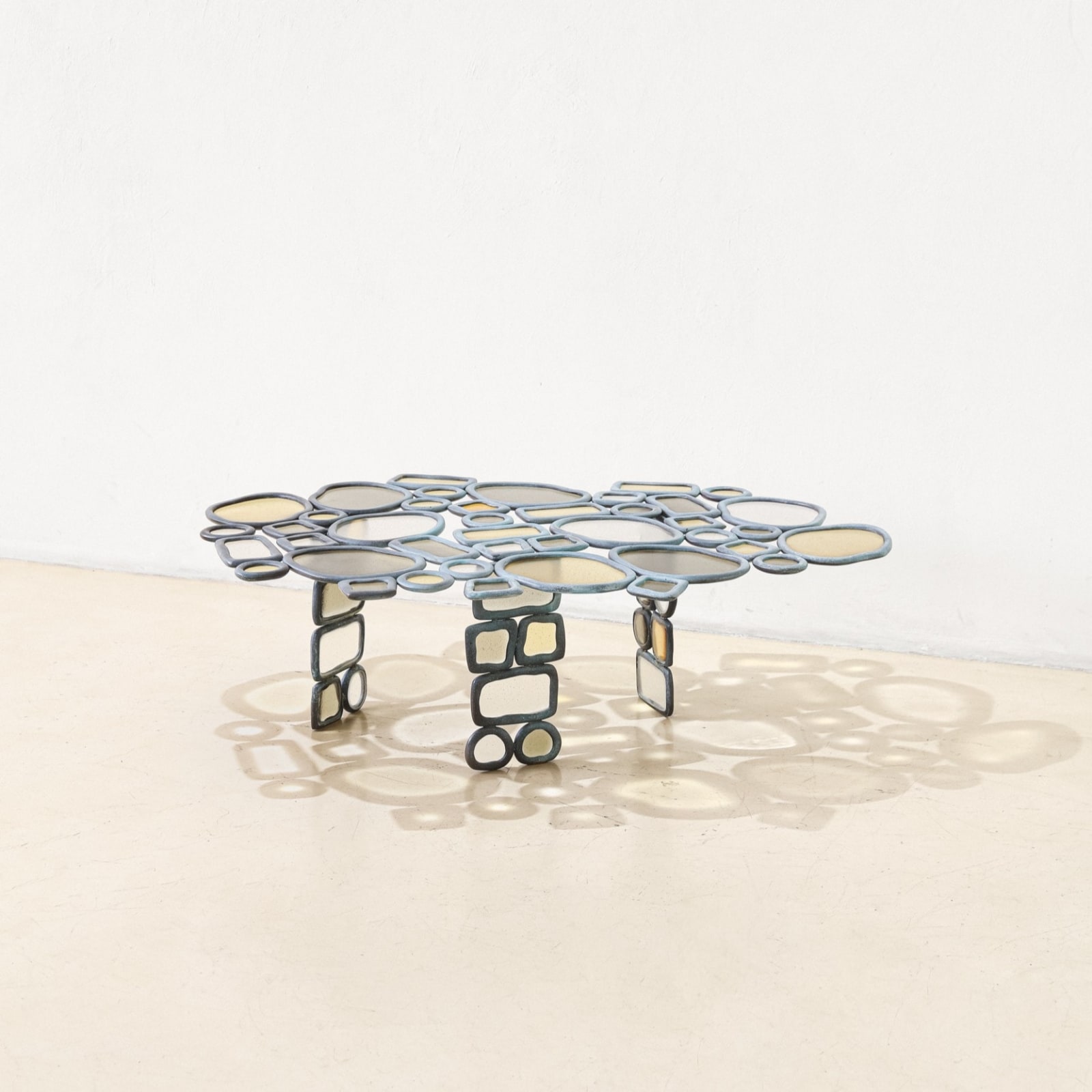 Lucas Recchia, Material Distortion Side/Coffee Table, 2023
