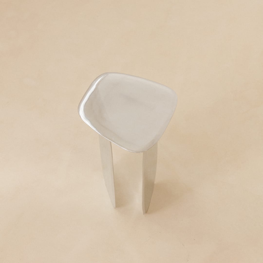 Lucas Recchia, Morfa nº 01 (Polished Aluminium), 2019