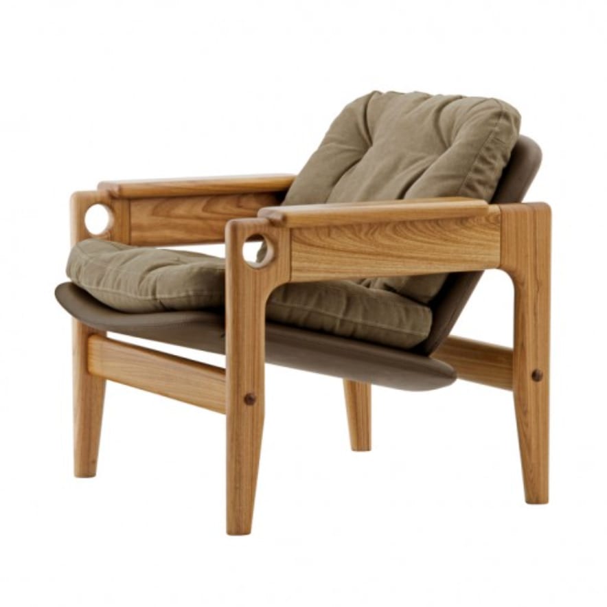 Sergio Rodrigues, Renata Armchair (2 units - pair), 1996
