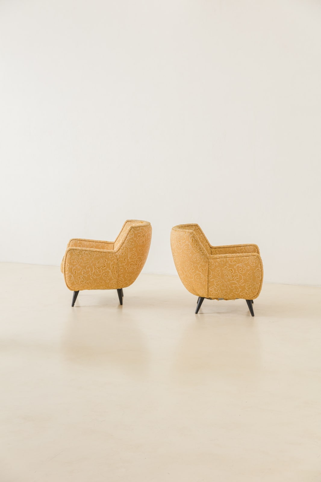 Geraldo de Barros, Round Armchair - Attribution (2 units - pair), 1950s