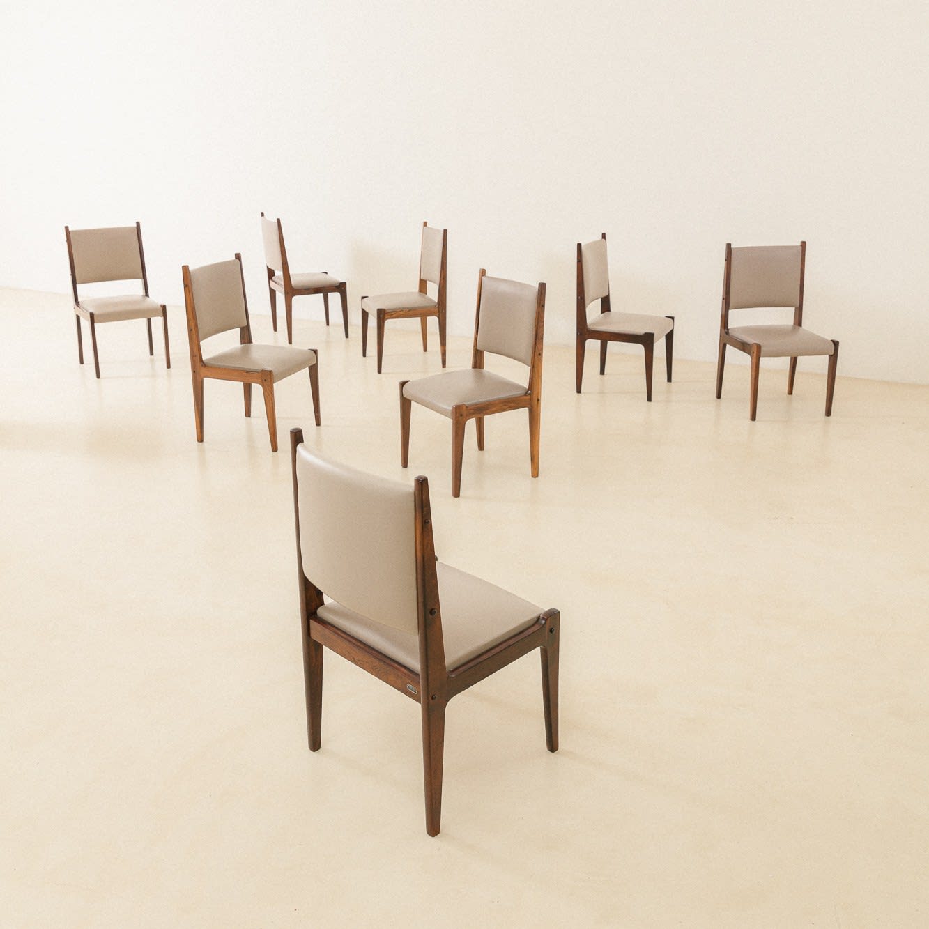 Sergio Rodrigues, Bloch Chairs (6 units), c. 1965