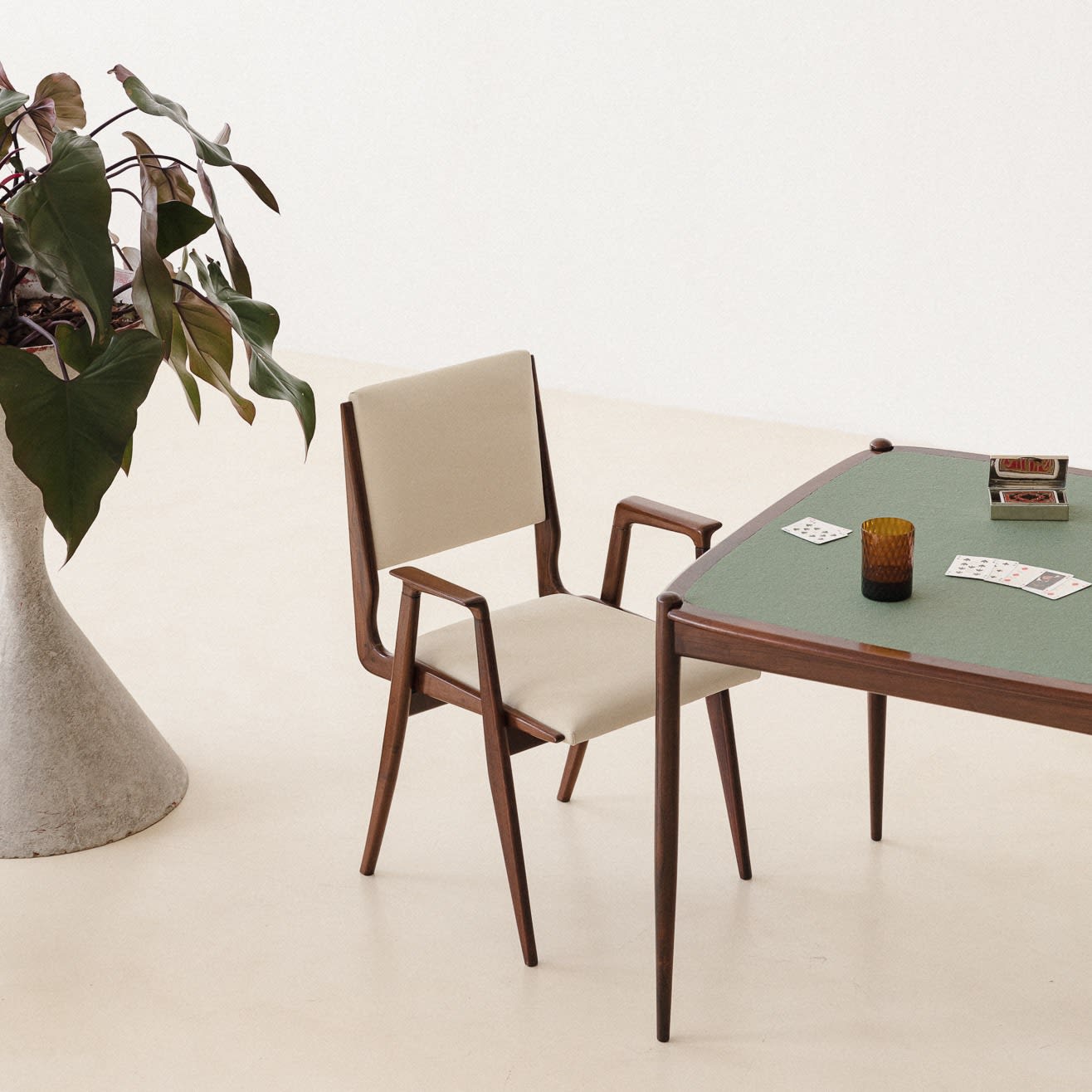 Carlo Hauner and Martin Eisler, Chair with Armrest (1 unit), 1955
