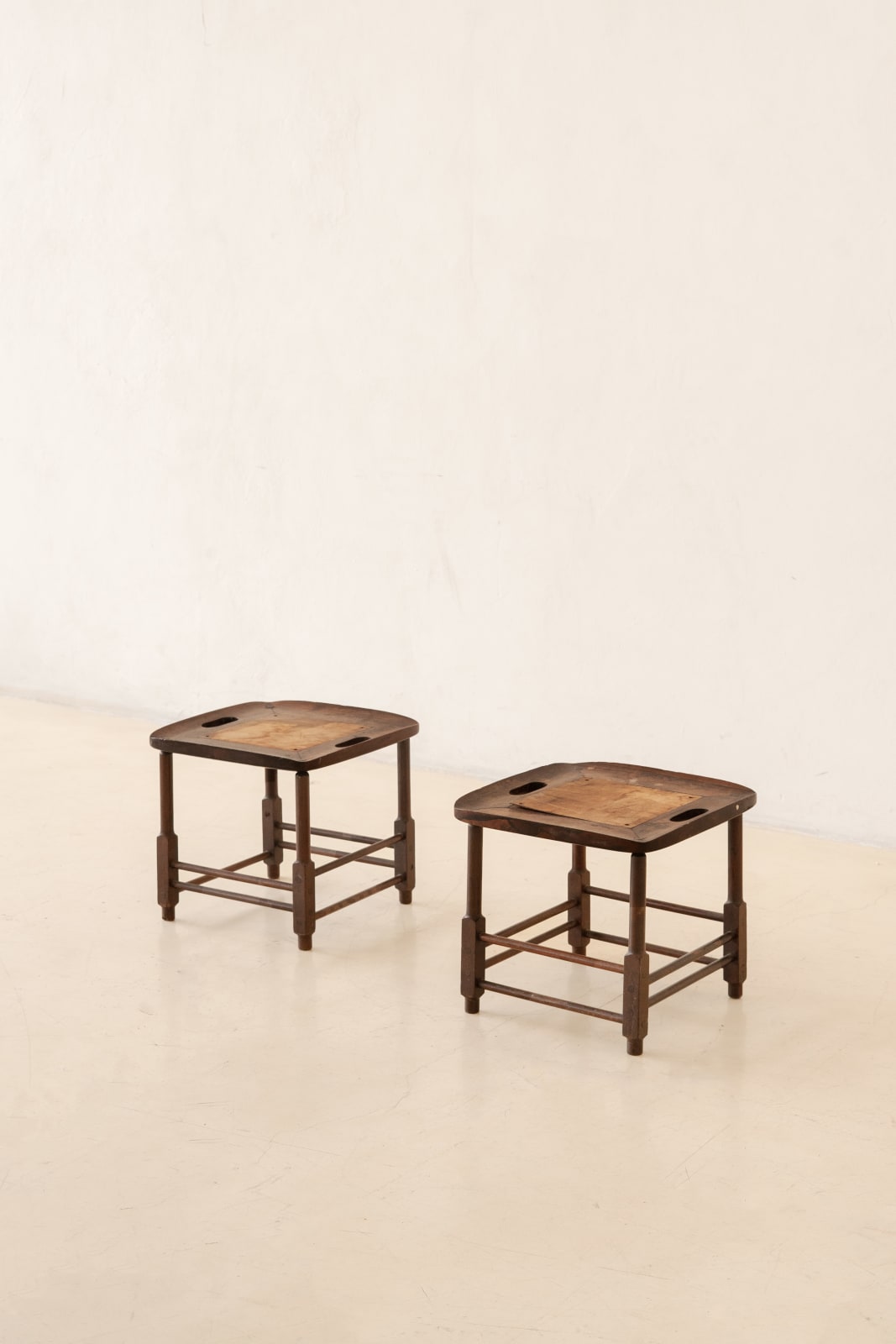 Sergio Rodrigues, Magrini Stool (2 units), 1950s