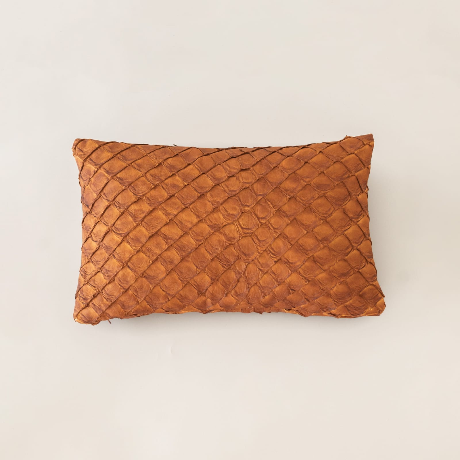 Bossa Home Collection, Pirarucu Leather Cushion , 2025