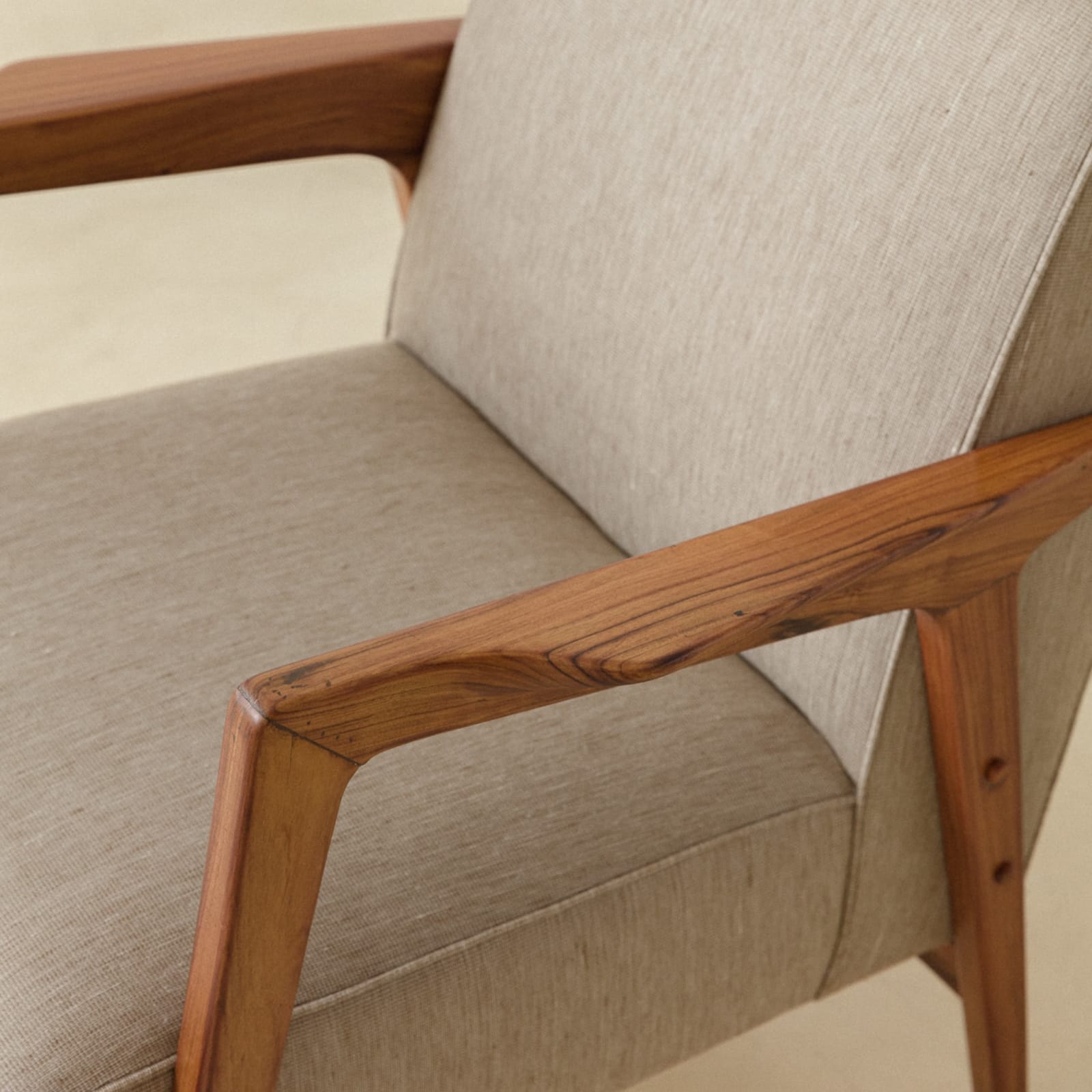 Unknown Artist, Armchair from National Hotel in Brasilia , c. 1960