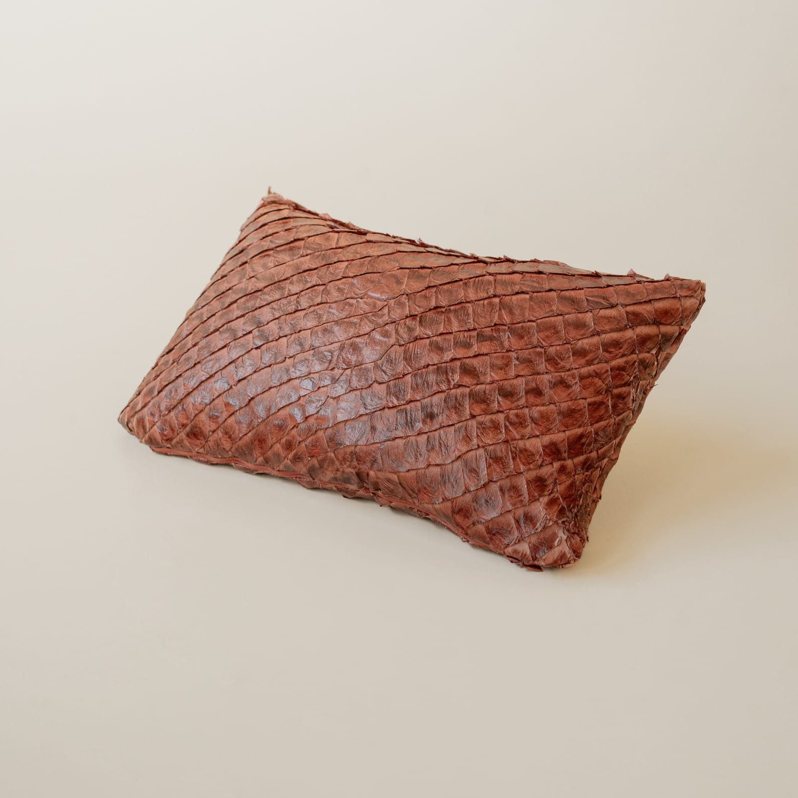 Bossa Home Collection, Pirarucu Leather Cushion , 2024