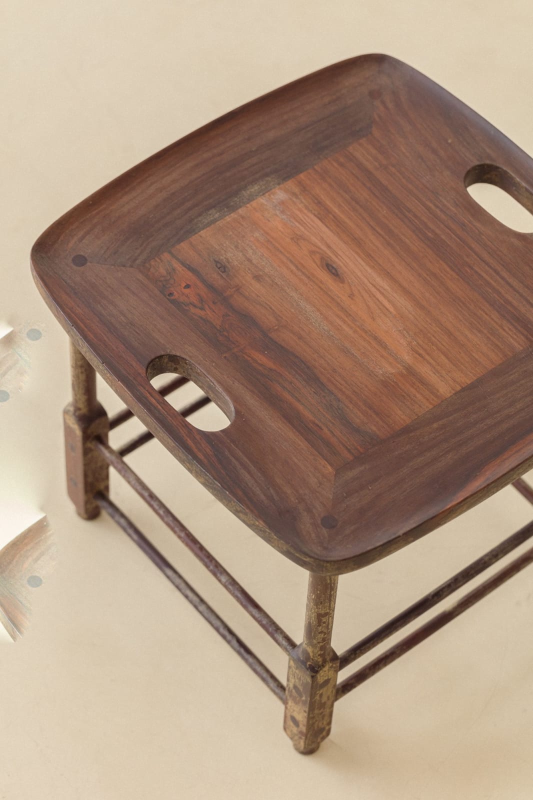 Sergio Rodrigues, Magrini Stool (2 units), 1950s