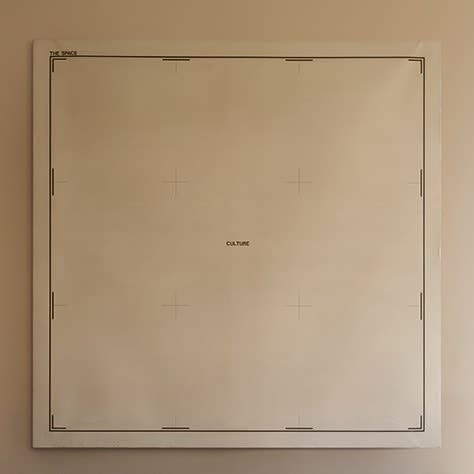 Antonio Dias, The space: culture, 1970