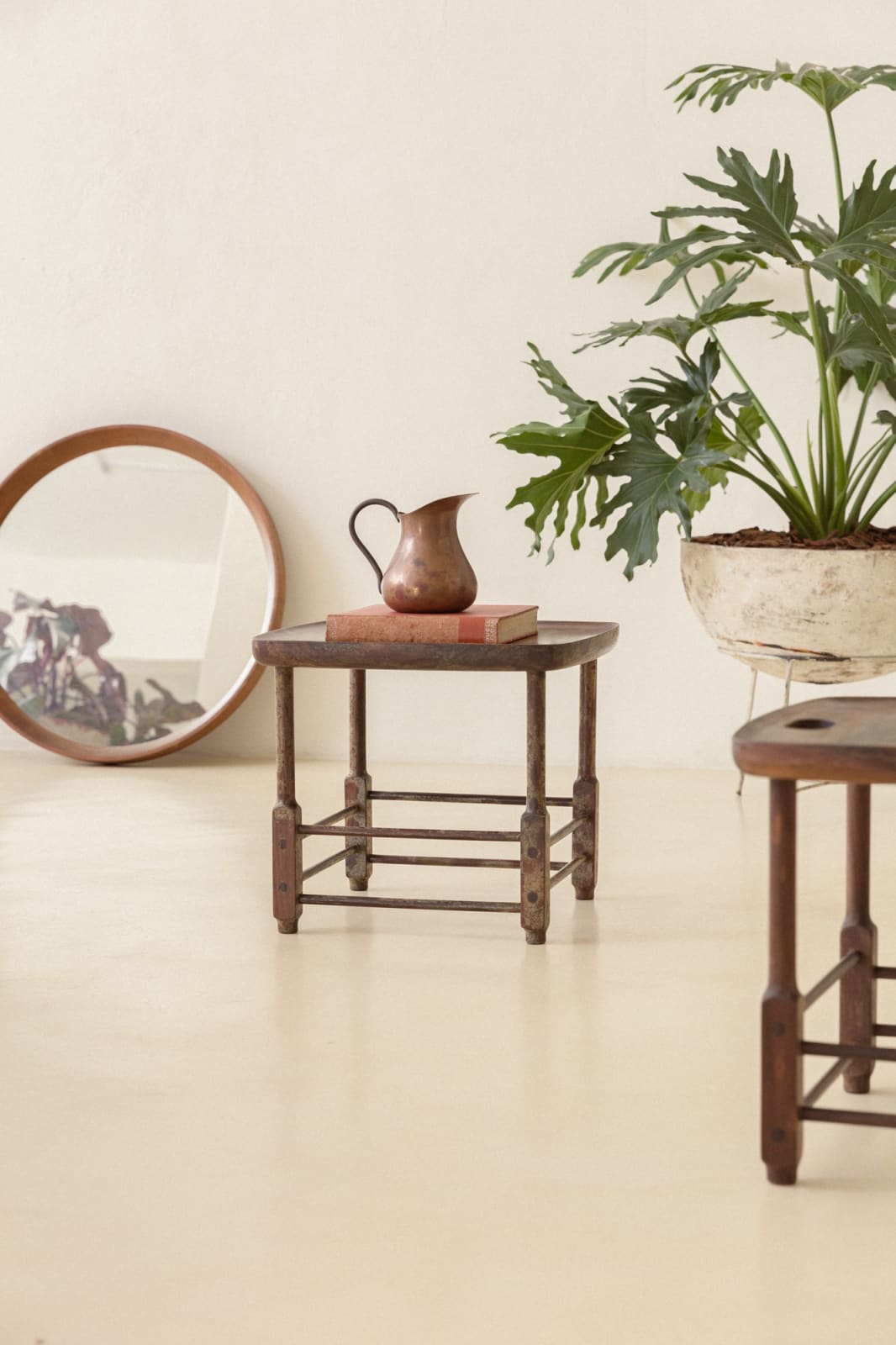 Sergio Rodrigues, Magrini Stool (2 units), 1950s