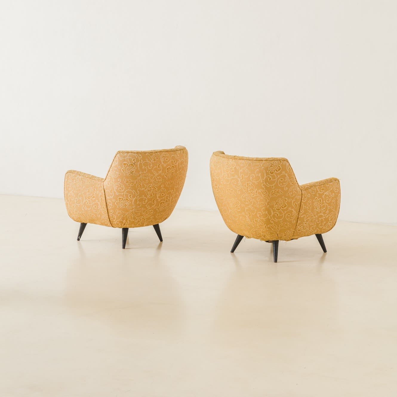 Geraldo de Barros, Round Armchair - Attribution (2 units - pair), 1950s