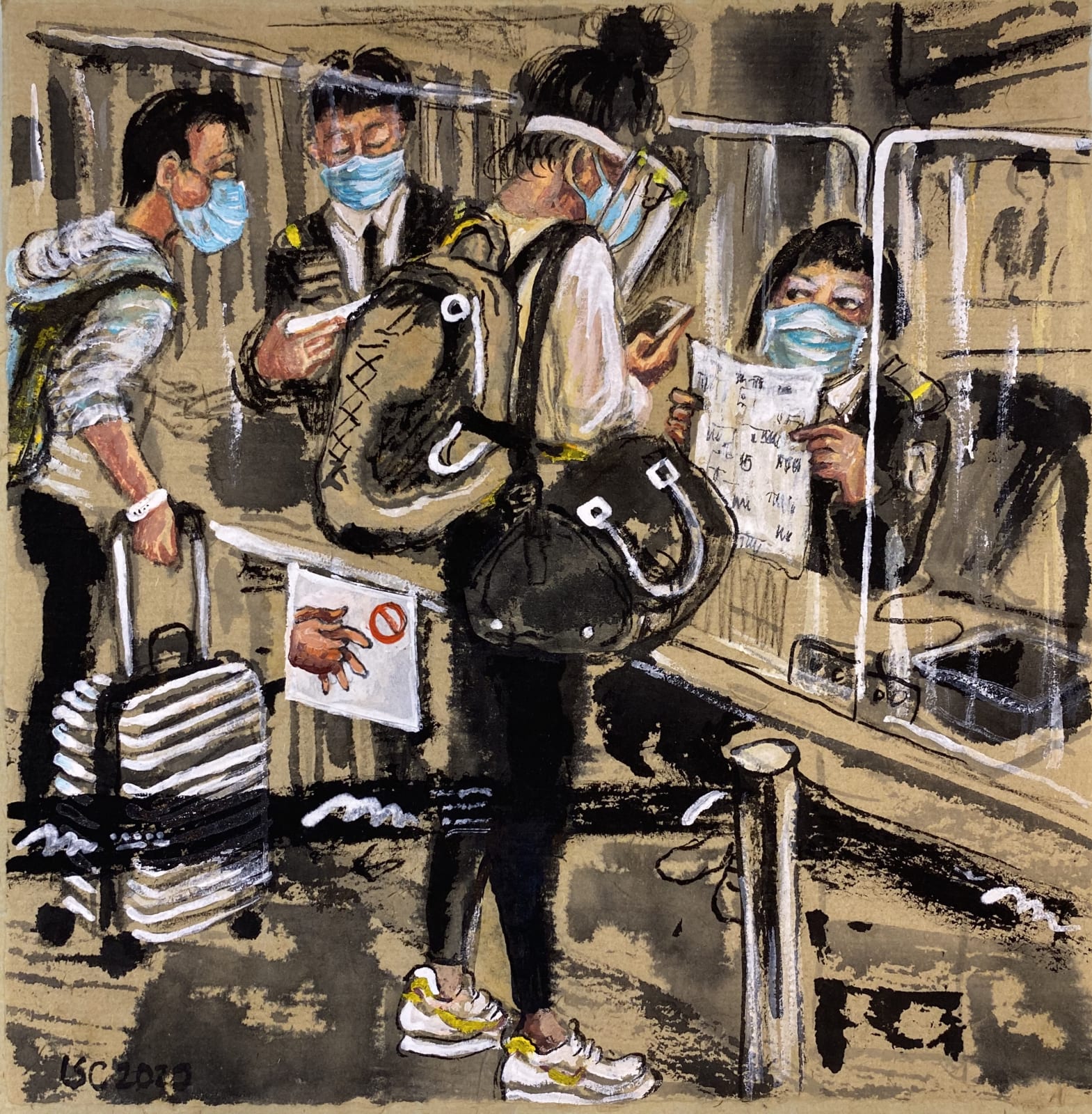 Louise Soloway Chan 陳路思, Quarantine APP I , 2020