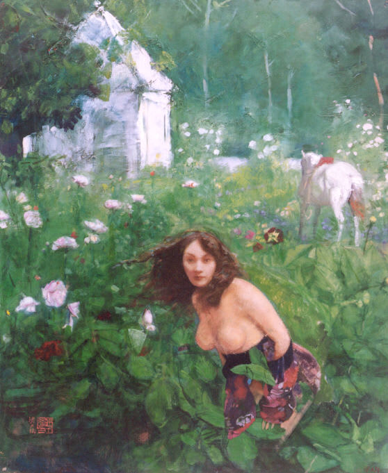 Liang Liqiang 梁力強, White Horse