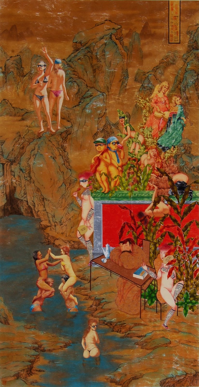 Shang Jingkui 商京奎, Beautiful Landscape 江山多娇图, 2000