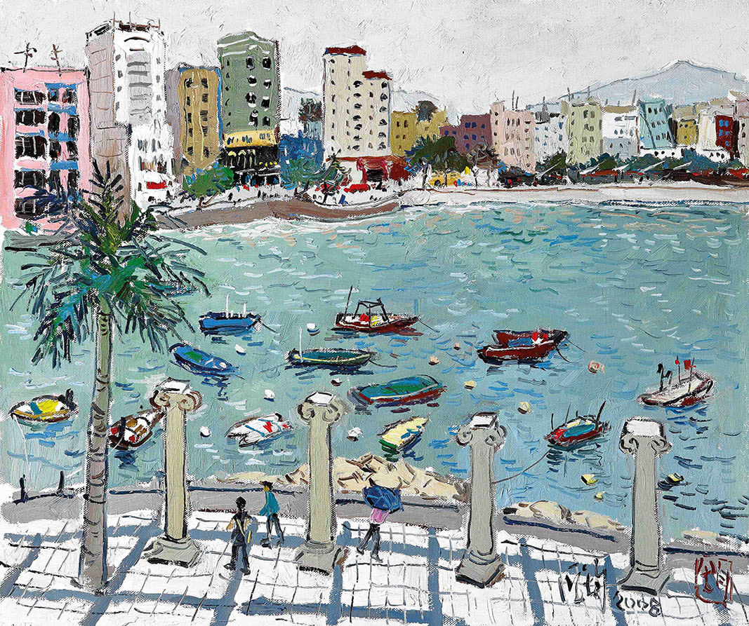 Pang Jiun 龐均, Landscape of Stanley(Hong Kong) 赤柱風情(香港), 2008