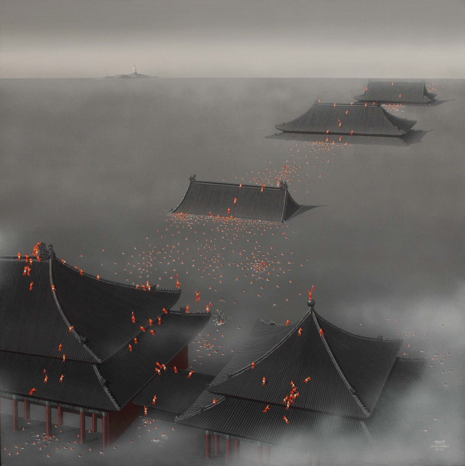 Chen Lianqing 陳聯慶, Swimming in the Palace, 2008