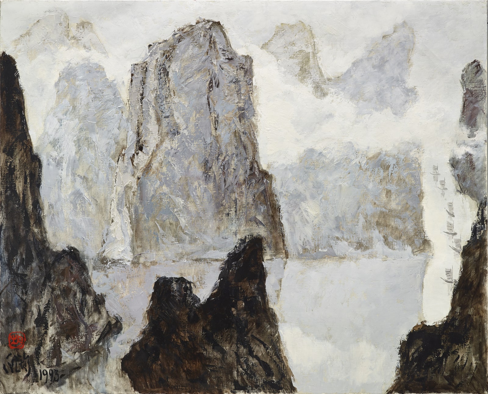 Pang Jiun 龐均, 山水系列No.88, 1993
