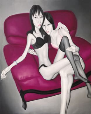 Shi Wei 石巍, Black and Pink I, 2008