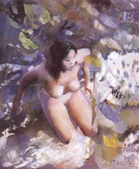 Cao Dali (Tsao Tali) 曹達立, Bather in a large Stream, 2005