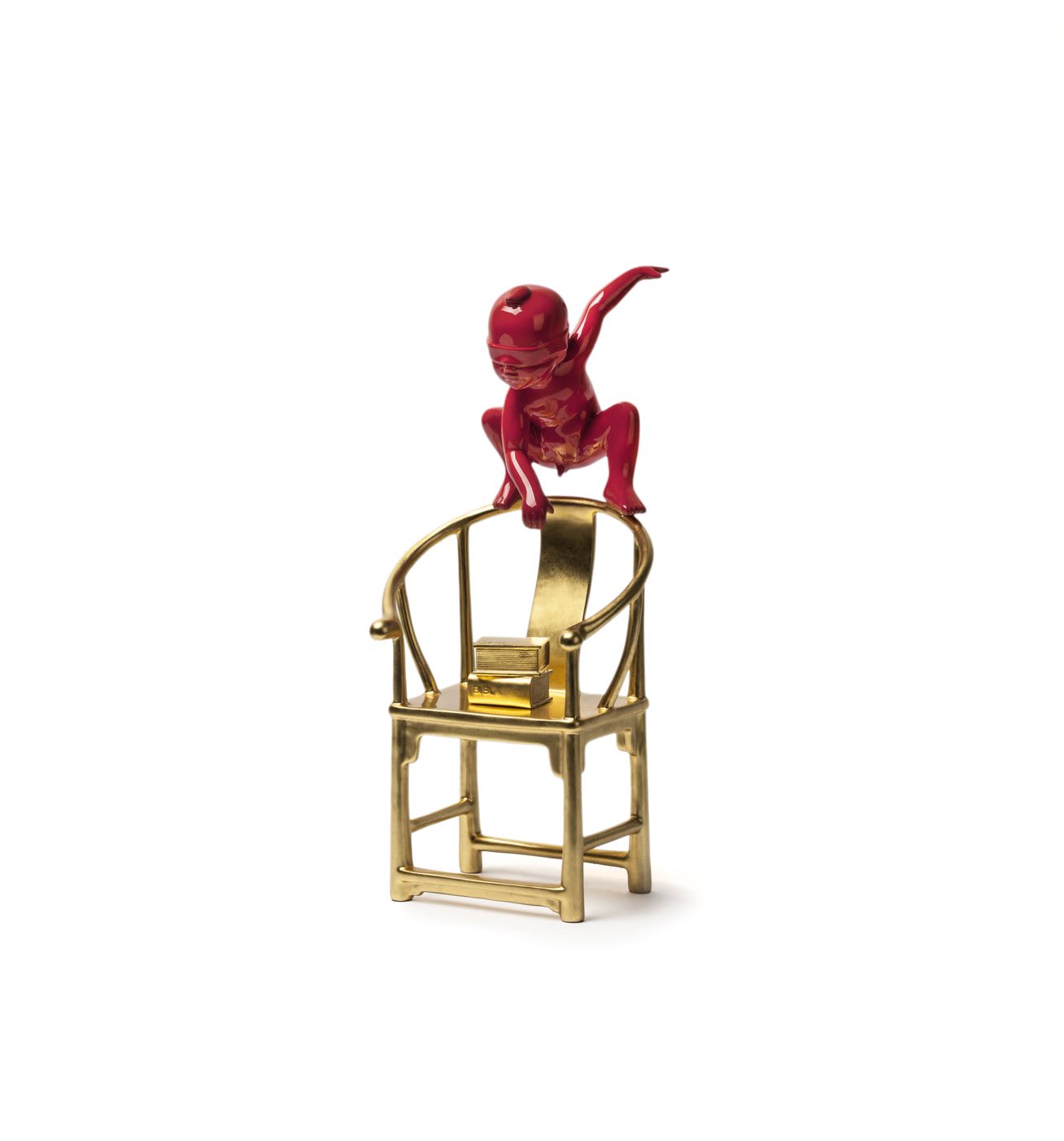 Xie Ke 謝克, An Exploration (Red/Gold) 探索, 2013